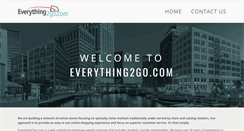 Desktop Screenshot of everything2go.com